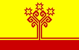Flagge der Autonomen Republik Tschuwaschien