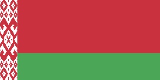 Flagge von Weißrussland / Belarus
