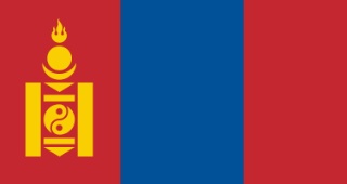 Flagge Mongolei