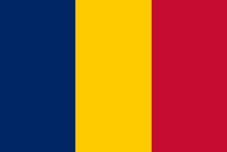 Flagge vom Tschad